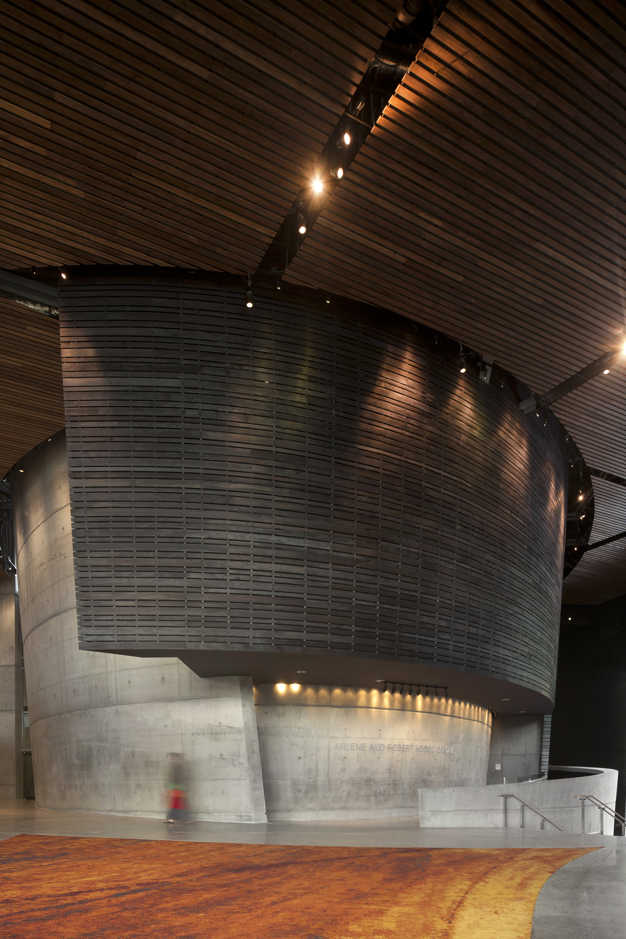 Lobby view of the Cradle theater at the Arena Stage