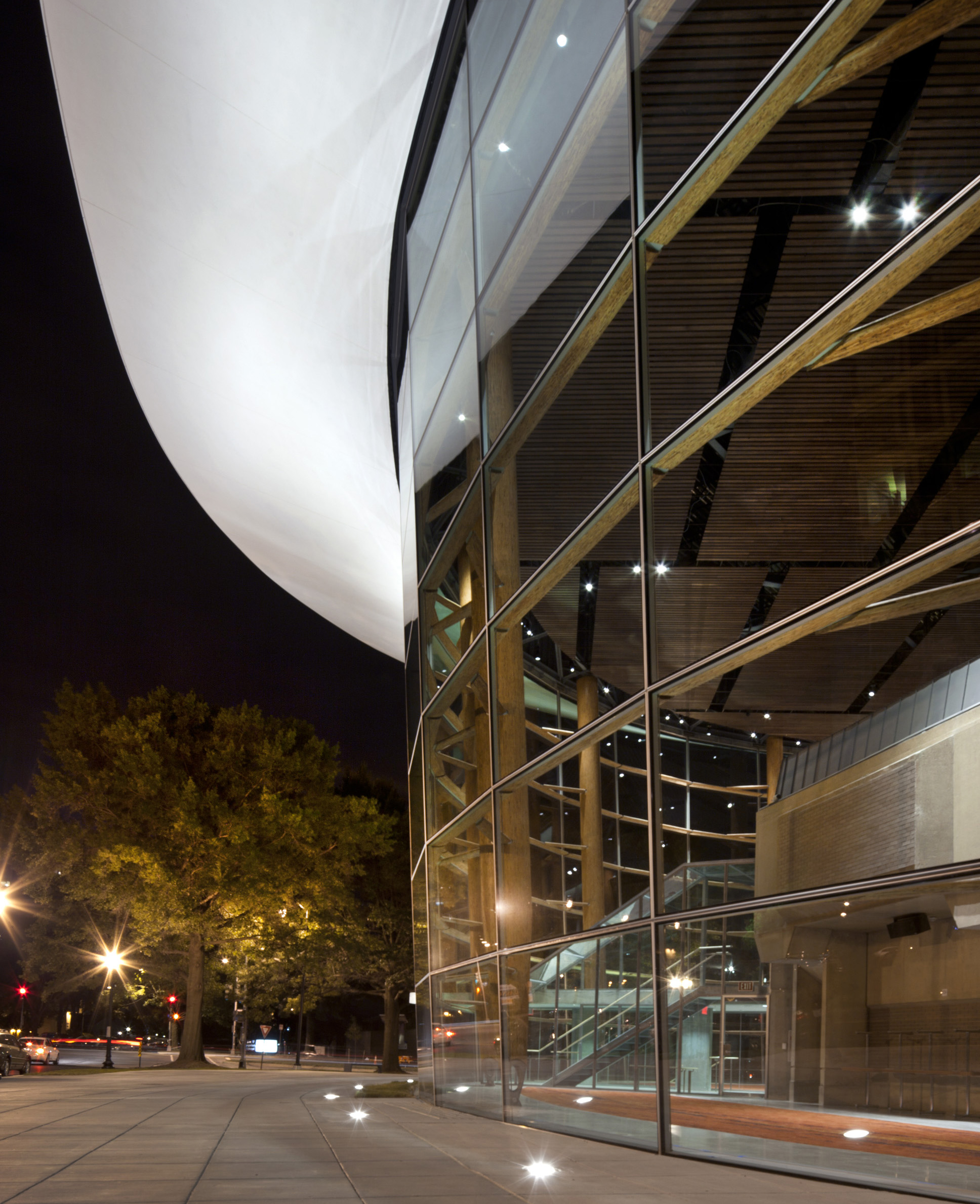 Exterior facade at the Arena Stage