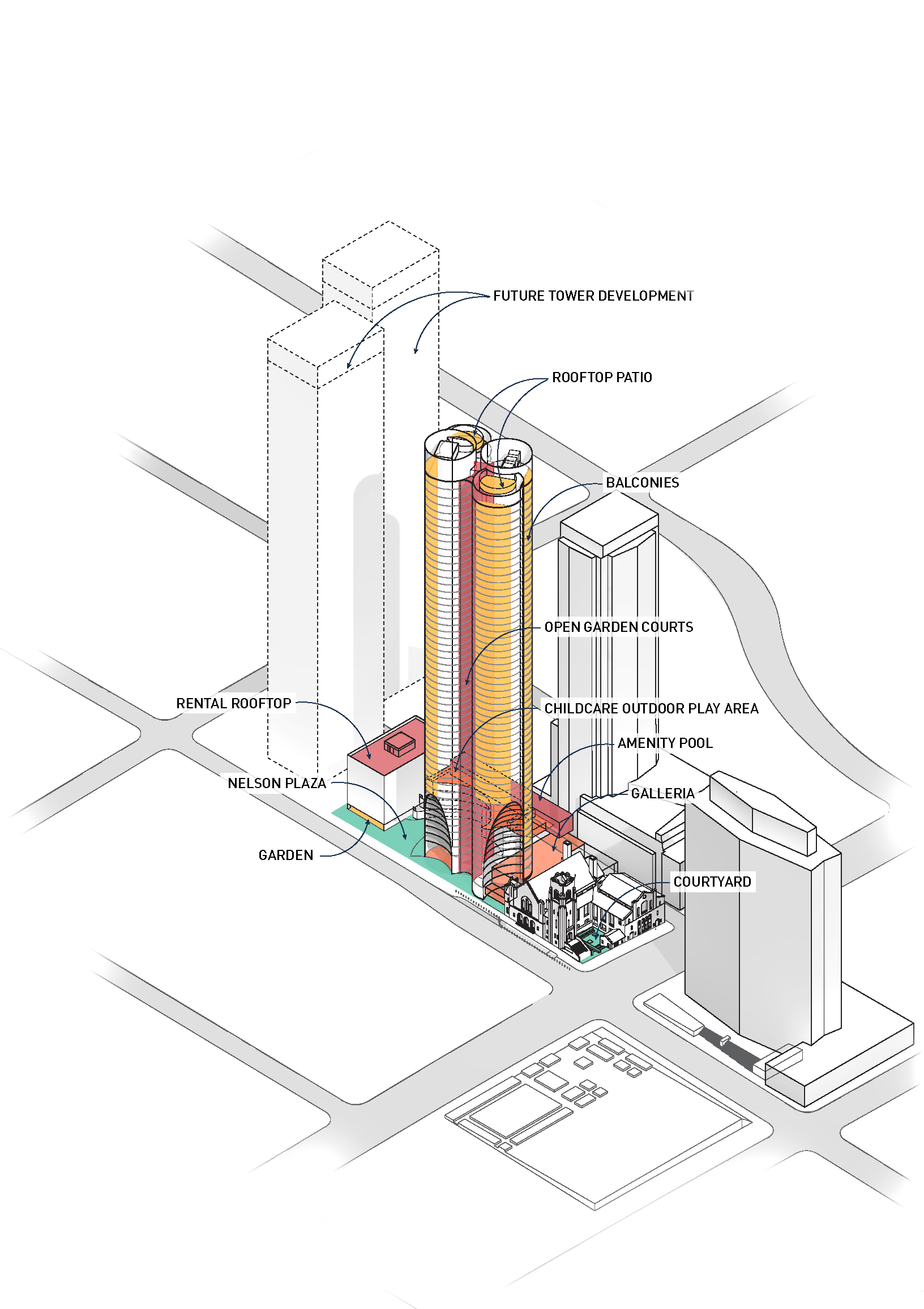 Program diagram of building
