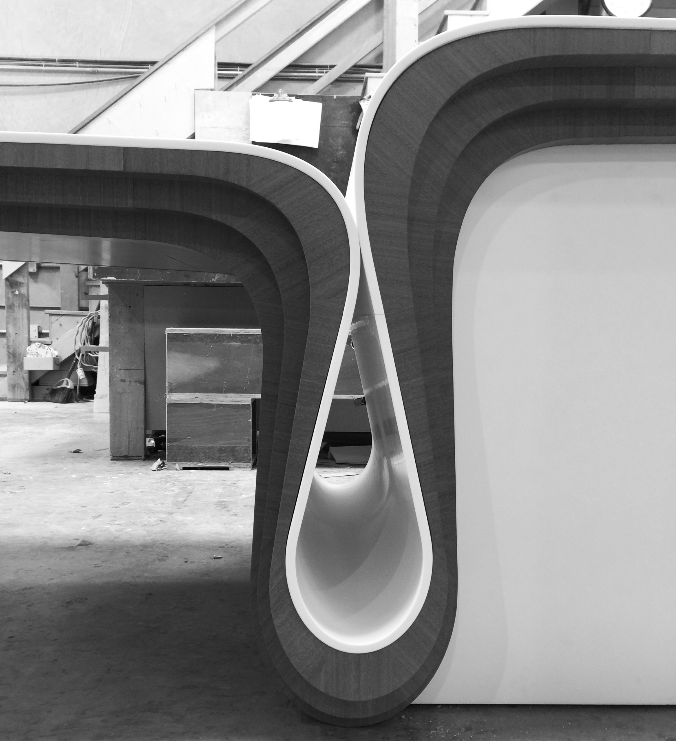 Construction of kitchen island