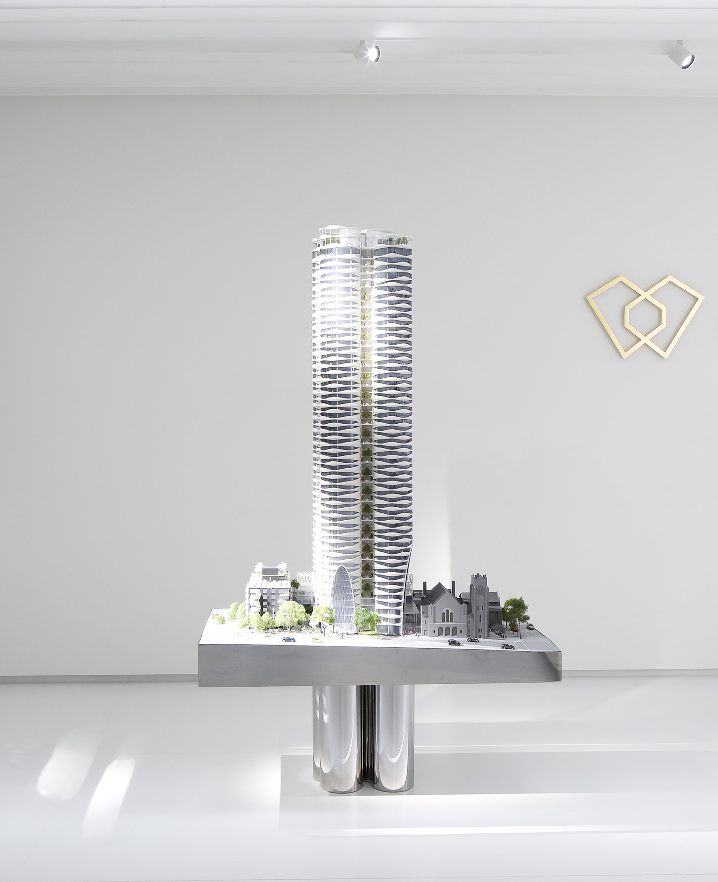 Building model at Butterfly Presentation Centre in Vancouver, BC by Revery Architecture