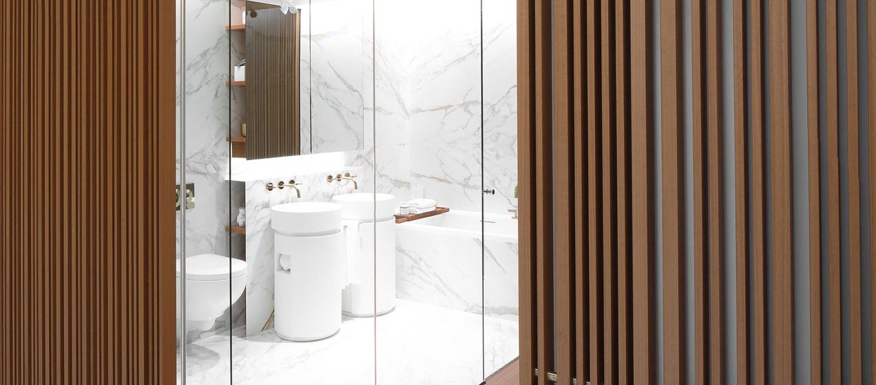 Bathroom display at Butterfly Presentation Centre