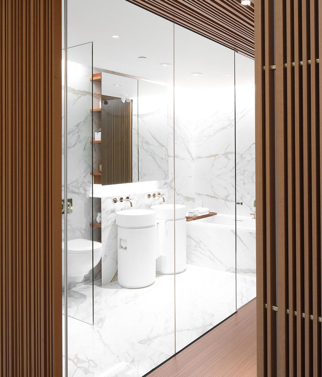 Bathroom display at Butterfly Presentation Centre