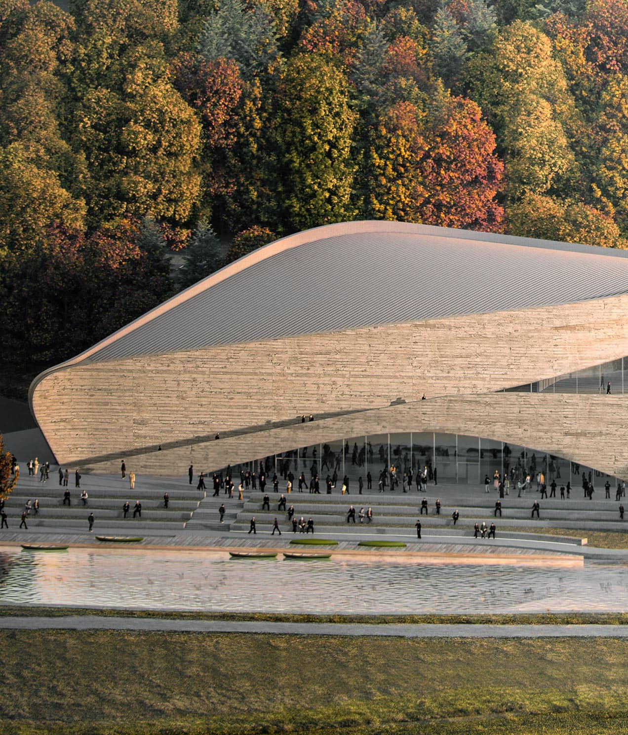 Exterior view of Canadian Canoe Museum