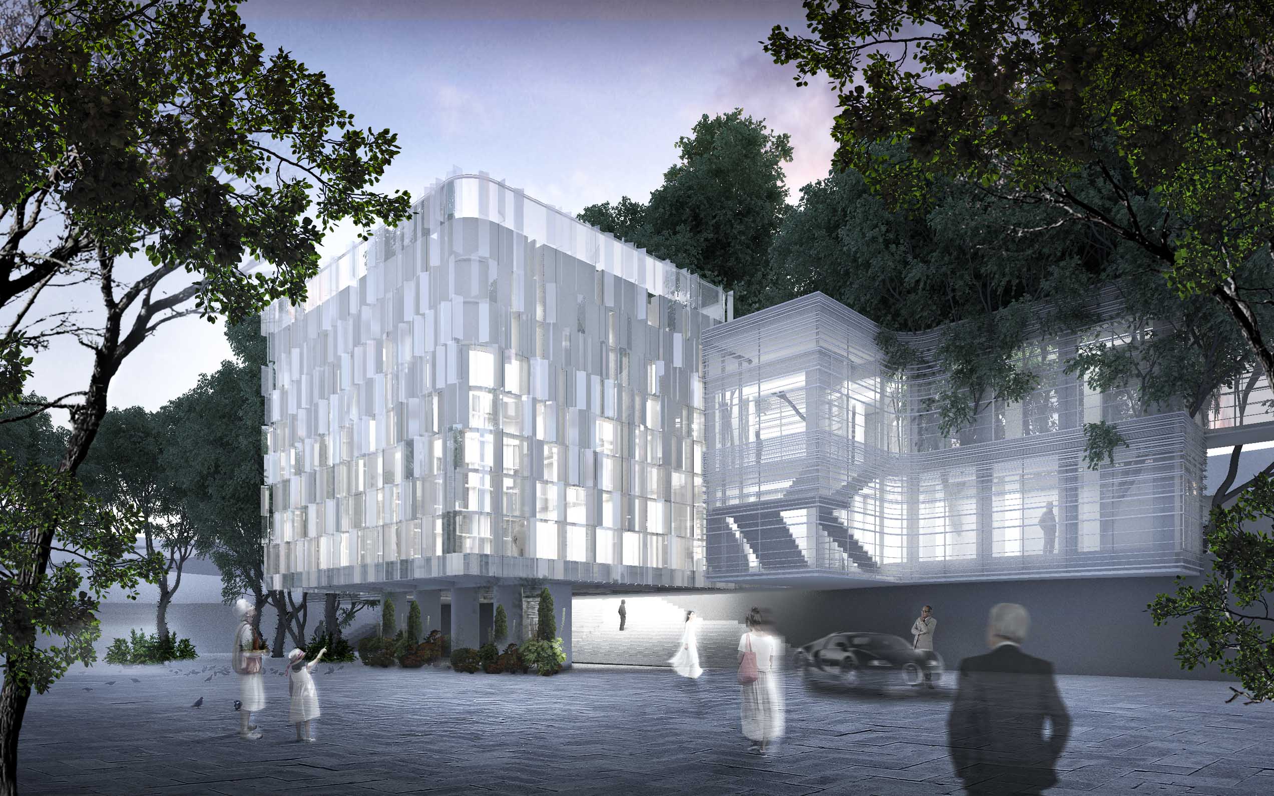 Exterior render of Hong Kong Country Club in Hong Kong by Revery Architecture