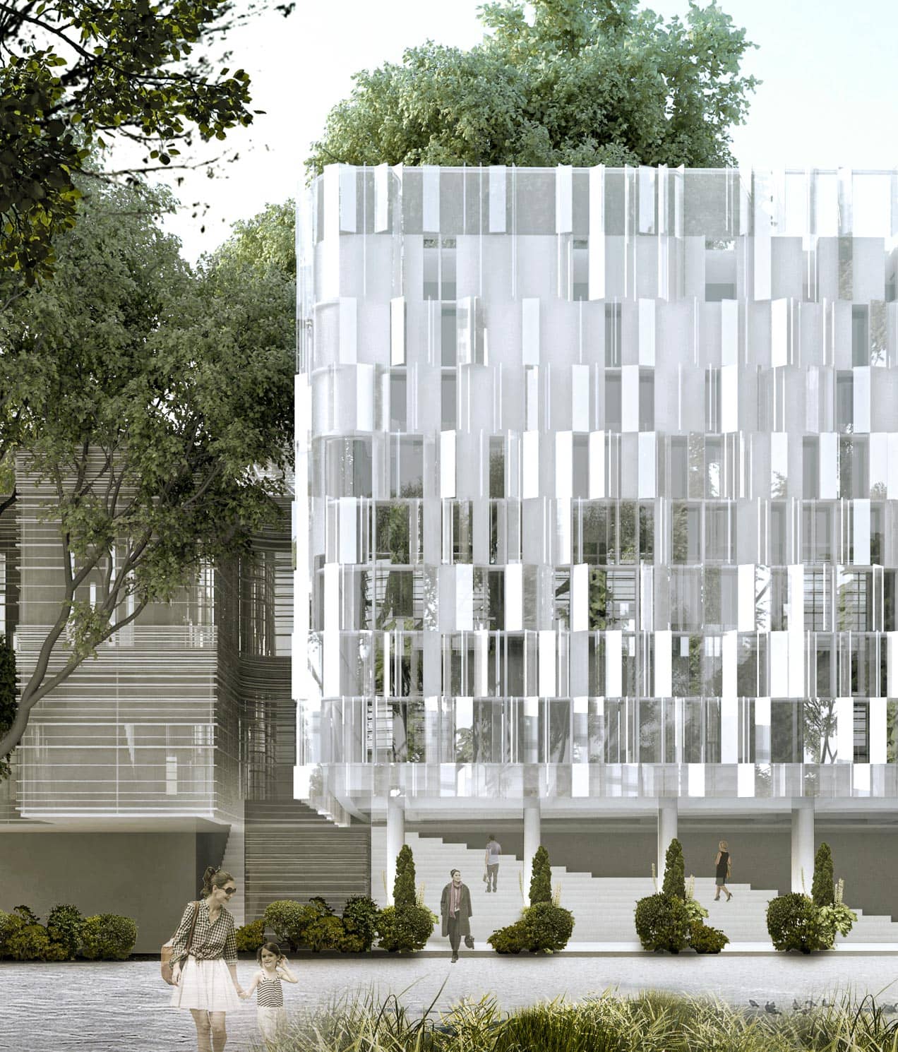 Exterior render of Hong Kong Country Club