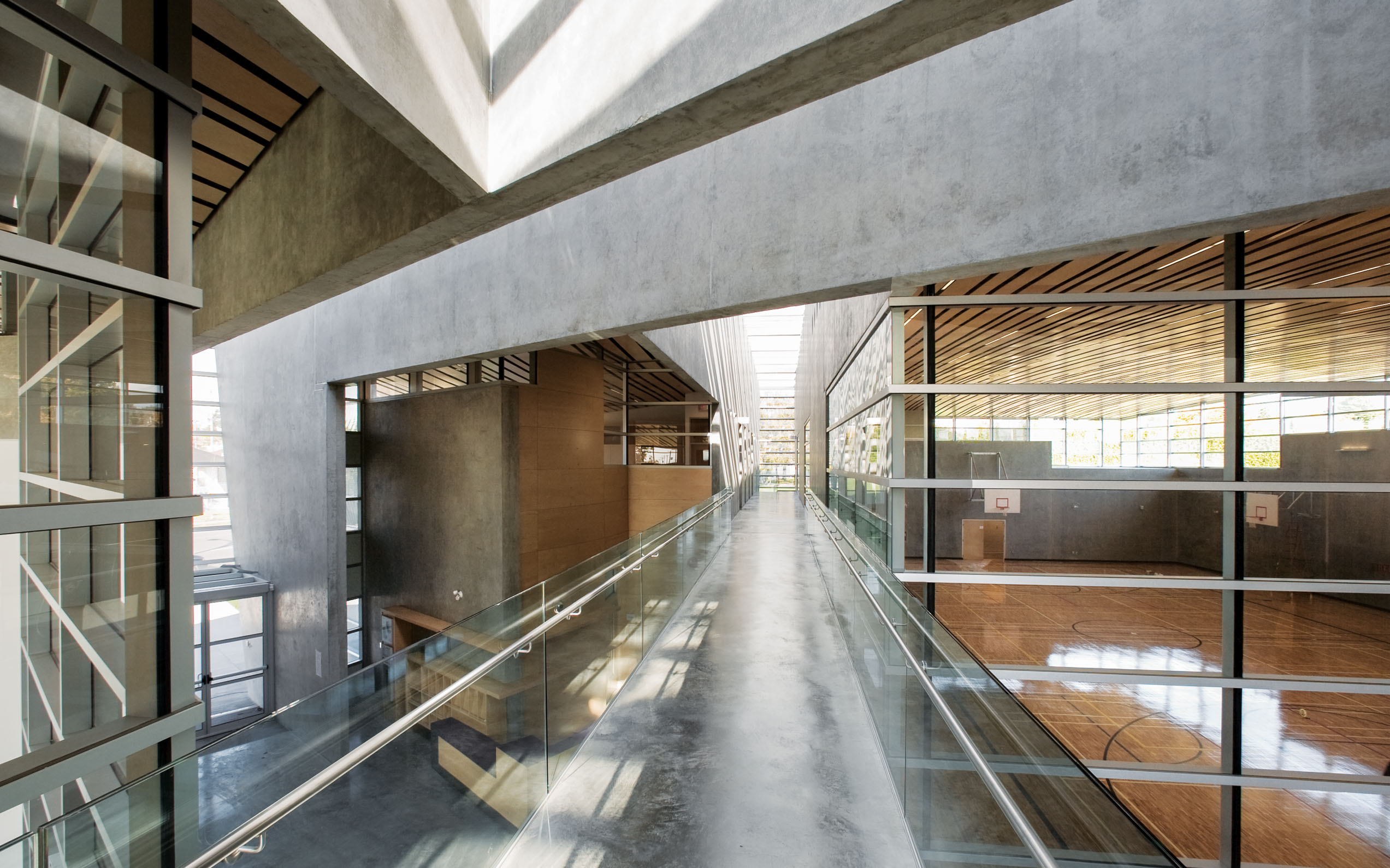 Interior view of Sunset Community Centre in Vancouver, BC by Revery Architecture