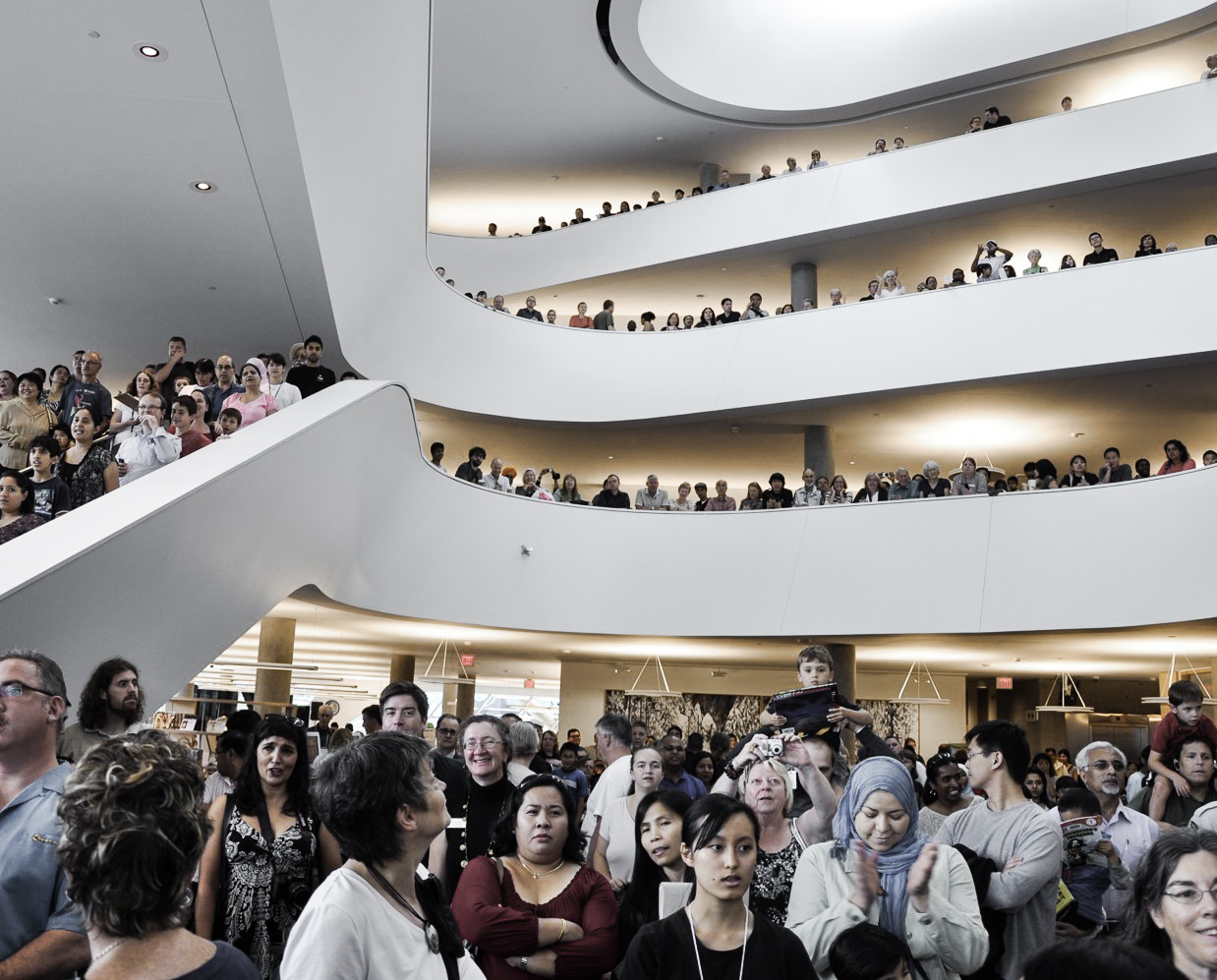 Interior of Surrey City Centre Library