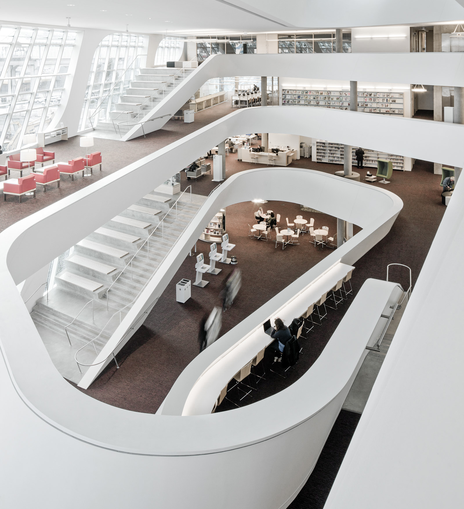 Interior of Surrey City Centre Library