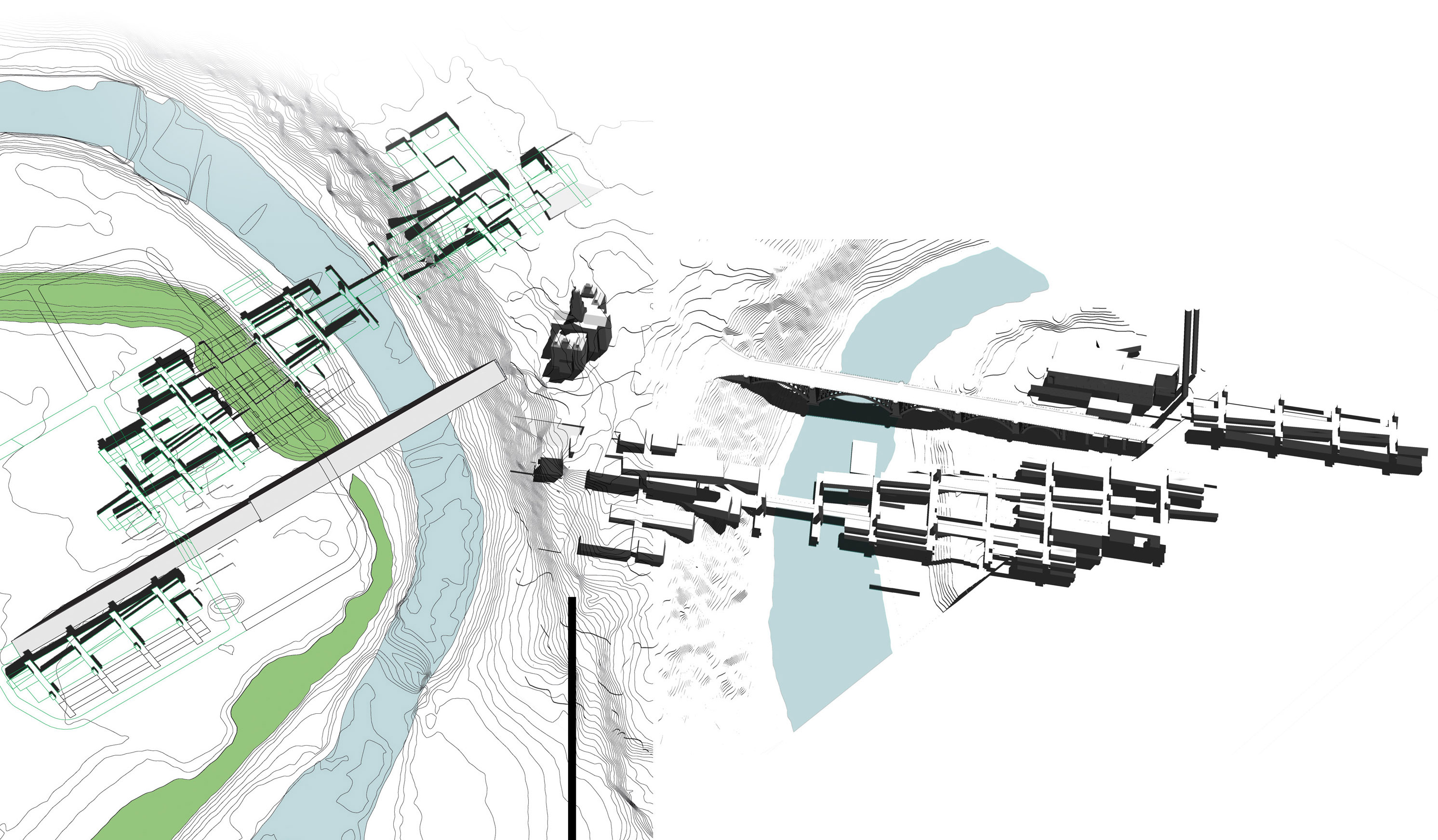 Site plan and diagram