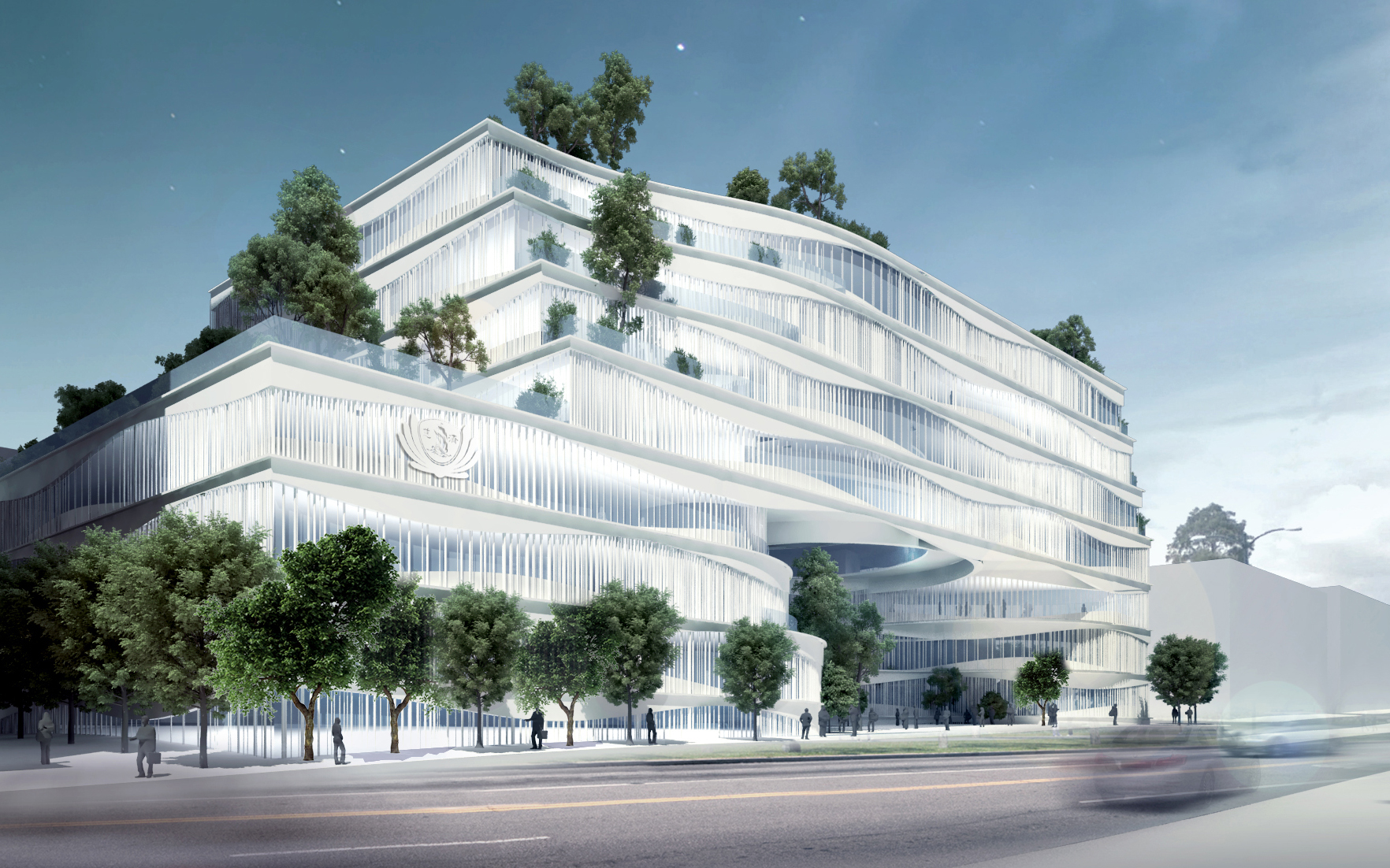 Exterior of the Tzu Chi Foundation by Revery Architecture