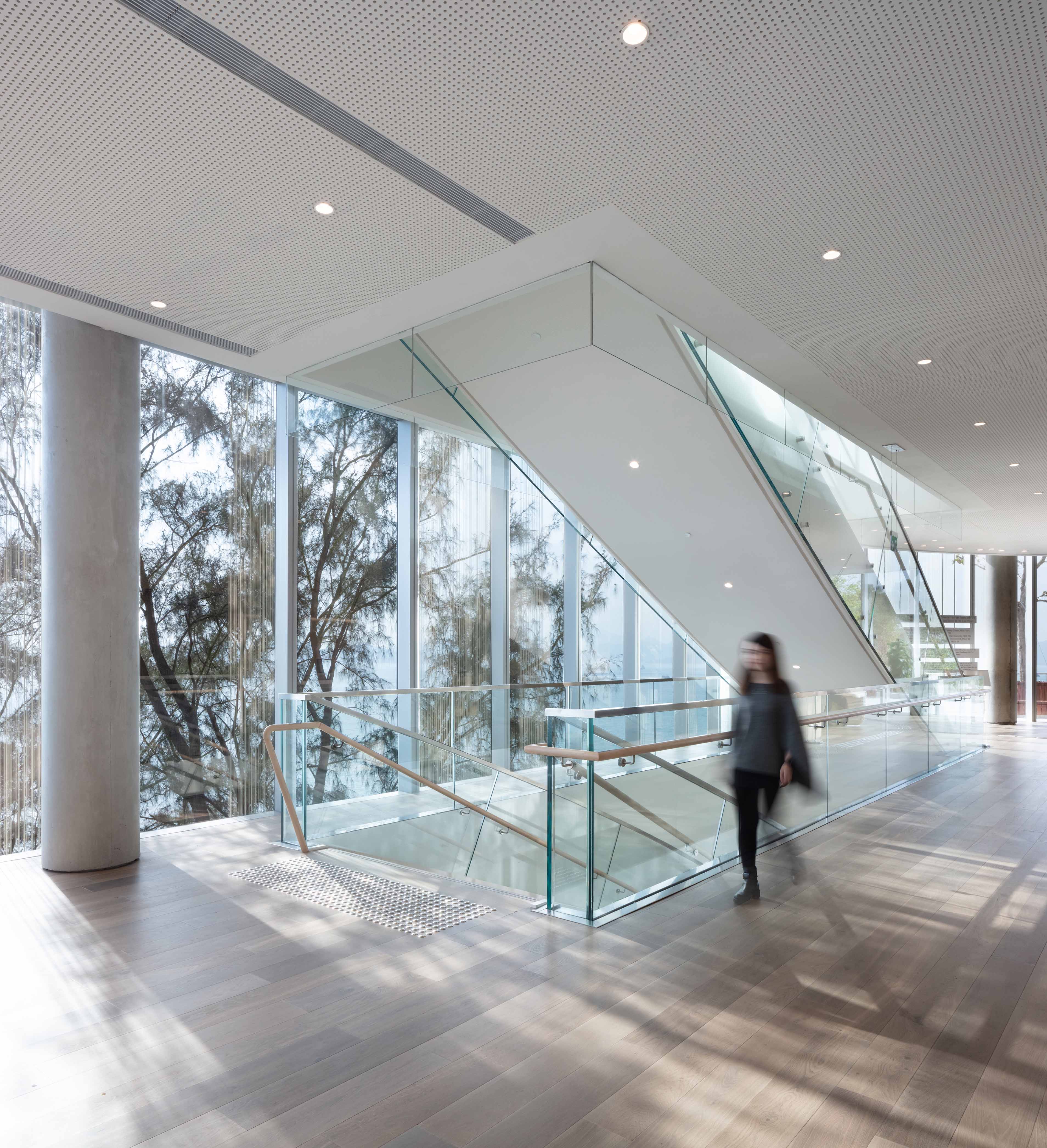 Interior corridor at University of Chicago, Hong Kong