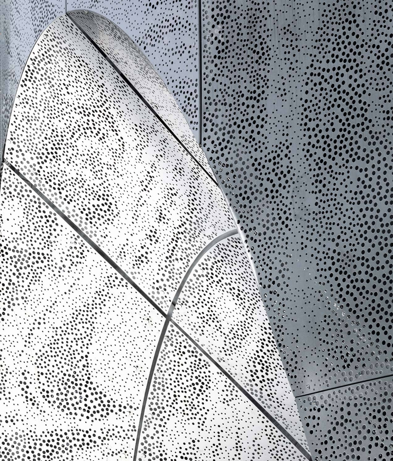 Perforated Facade at Harwood