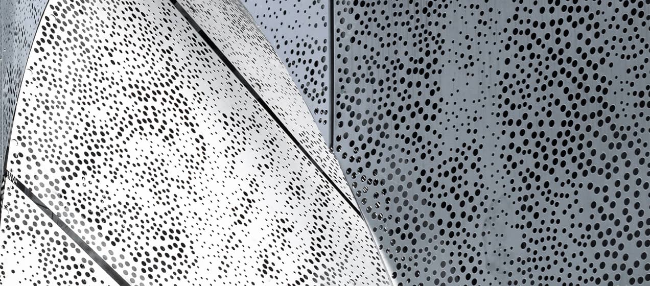 Perforated Facade at Harwood