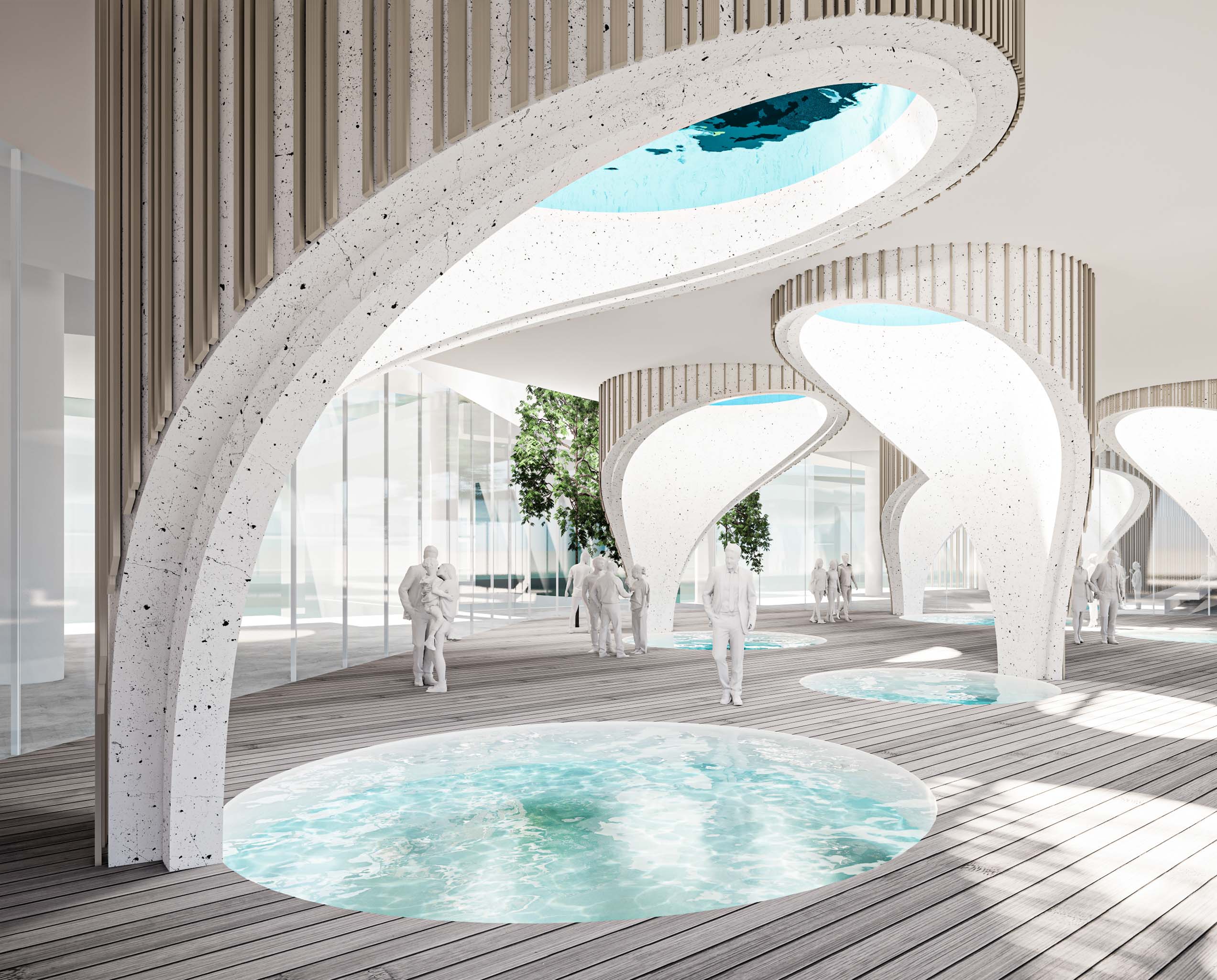 Aquatic club entrance