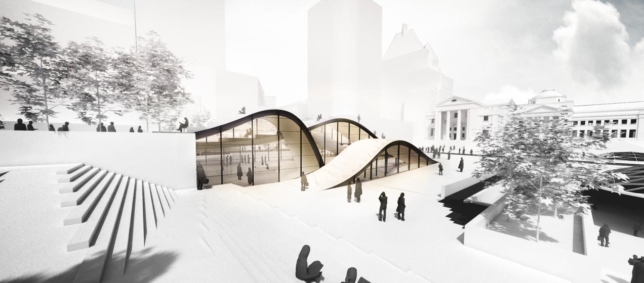 Robson square proposal rendering