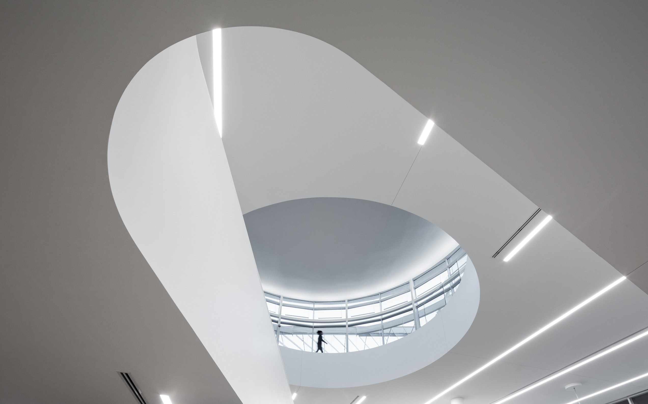 Interior of Woodridge Library by Revery Architecture