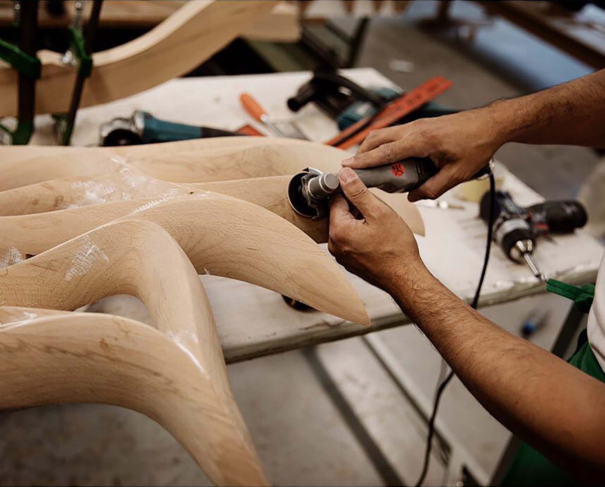 Hand-built piano by Fazioli