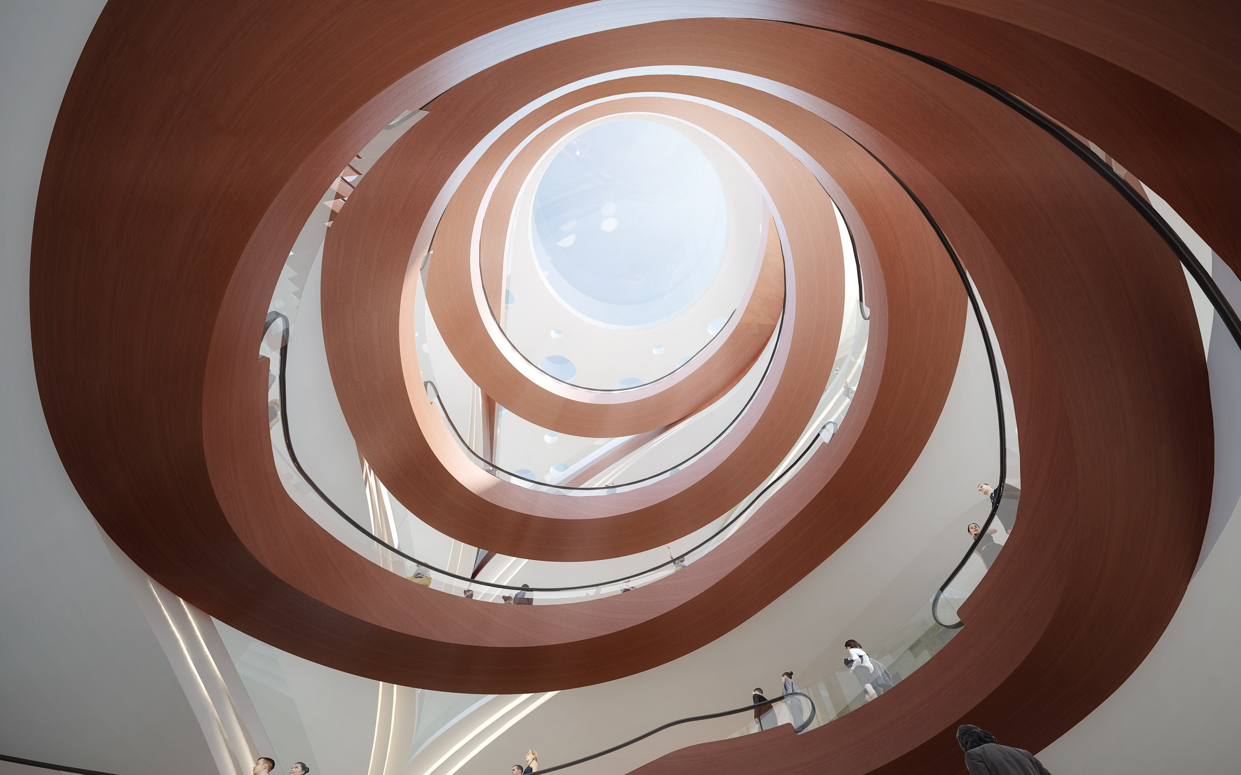 Interior stair at Lincoln Center in New York City by Revery Architecture