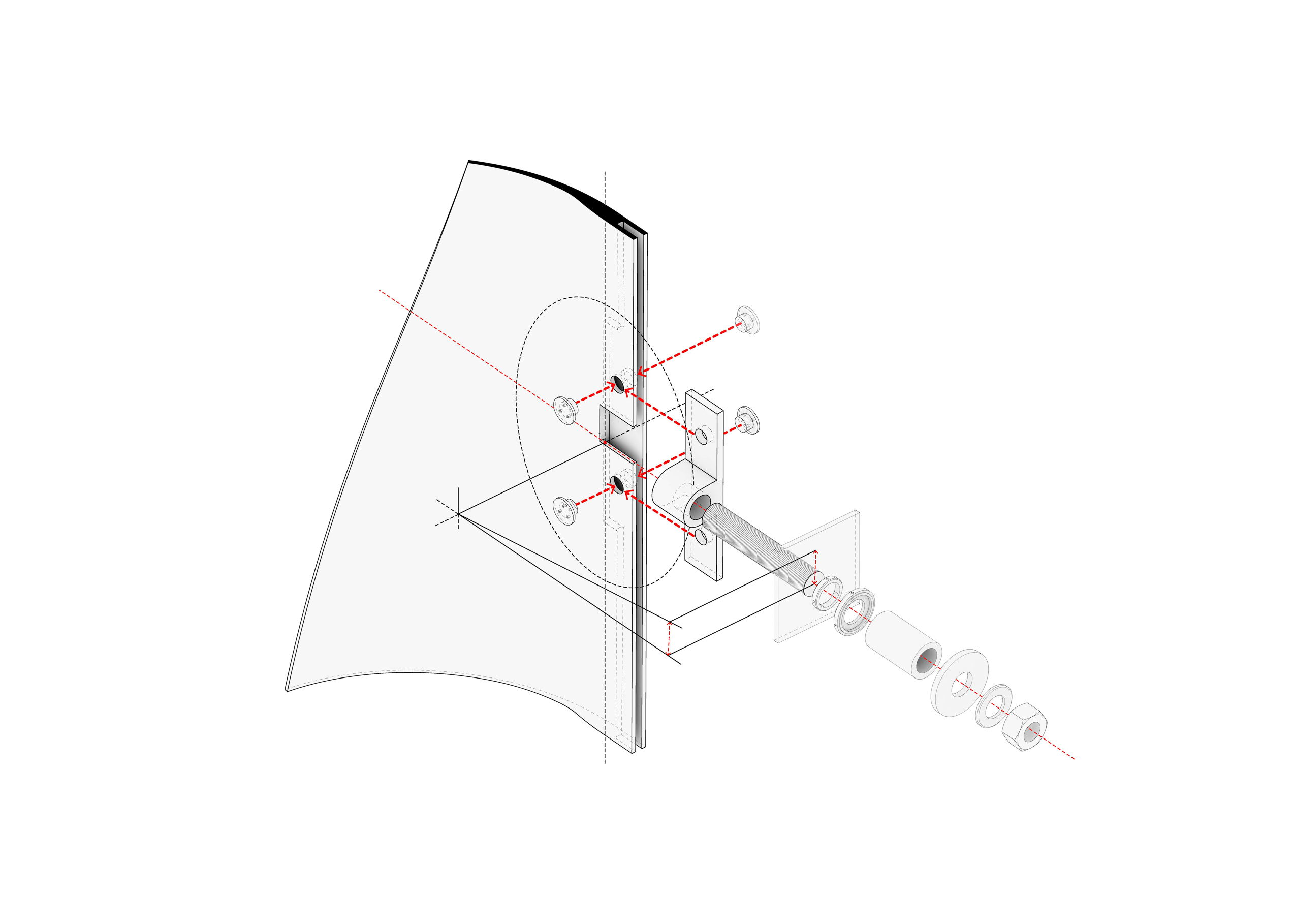 Facade detail drawing