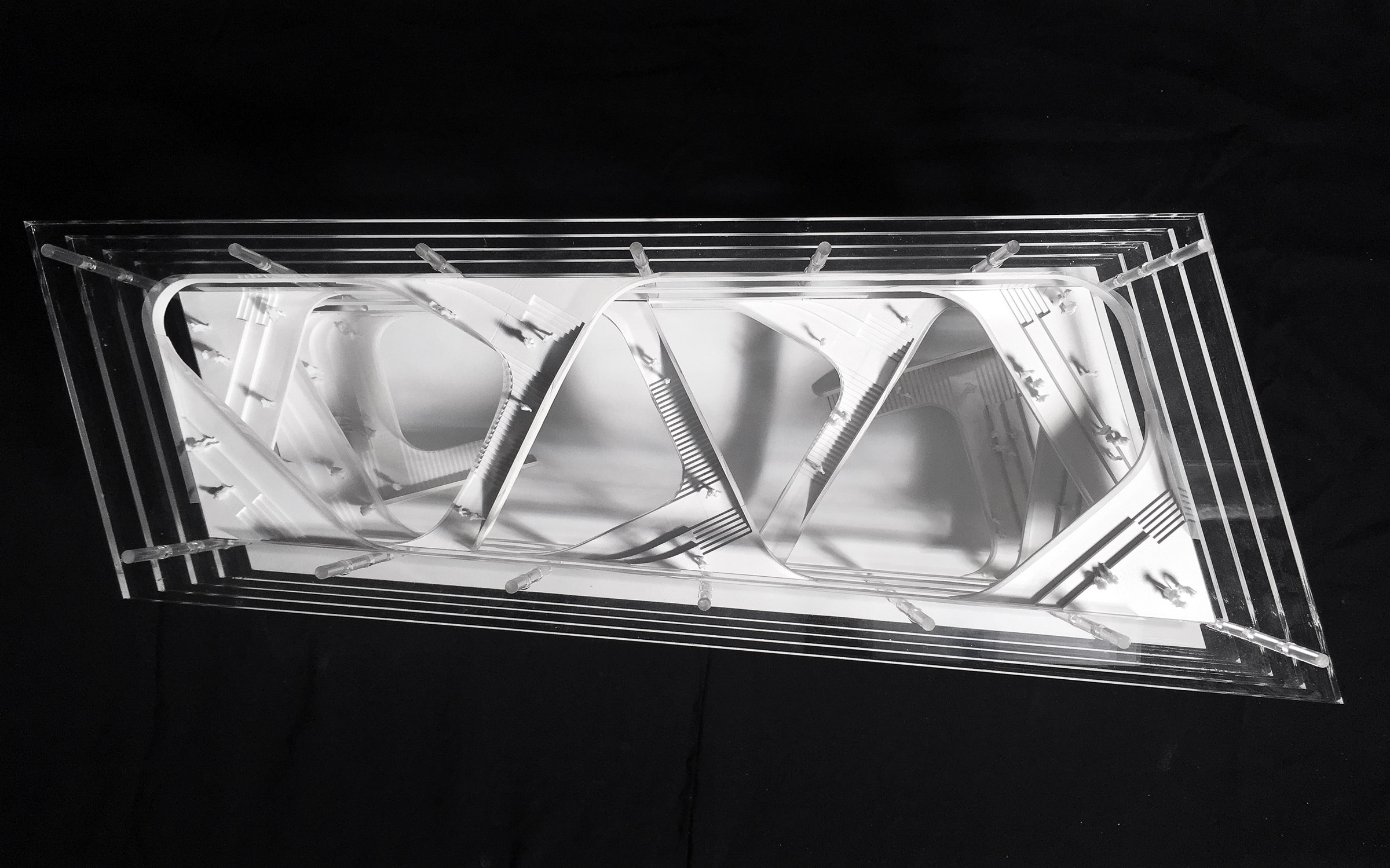 Scale model of MacEwan University, Allard Hall