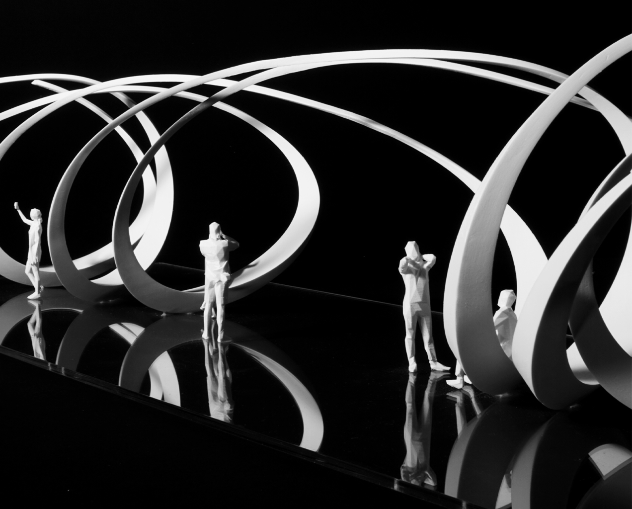 Physical model of the O bench
