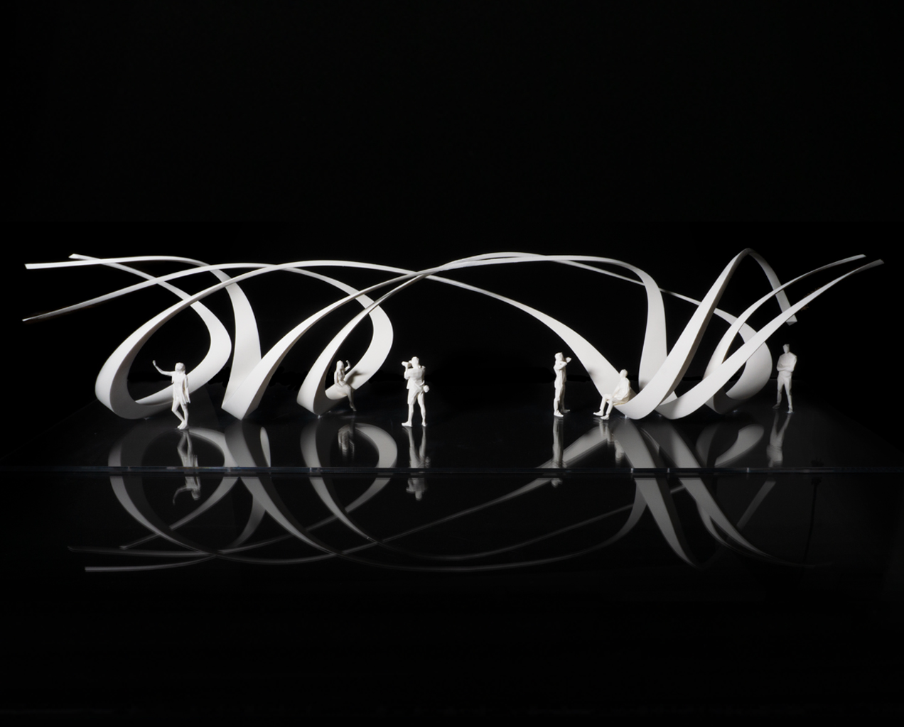 Physical model of the O bench