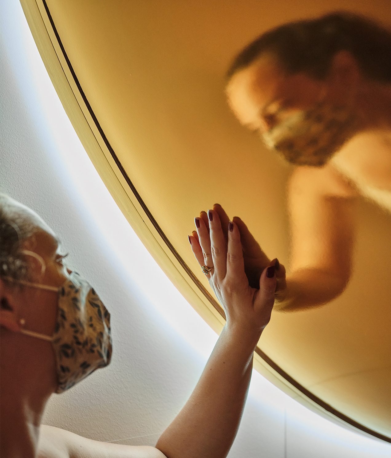 Metallic ducts at the London Biennale